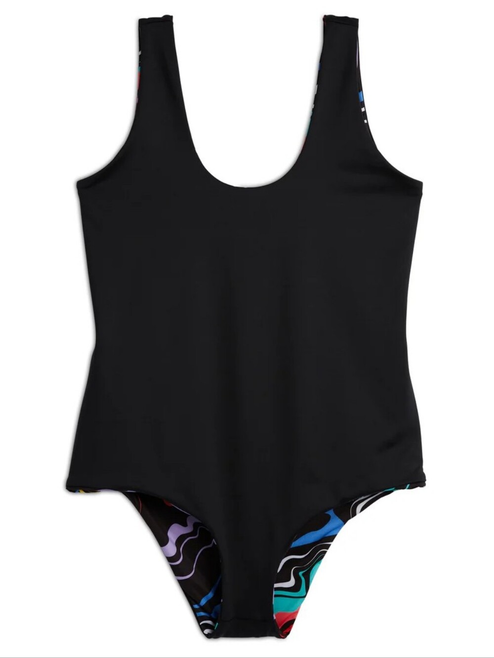 NWOT Tomboyx Swim Reversible One-Piece - Making Waves XL - Picture 3 of 12